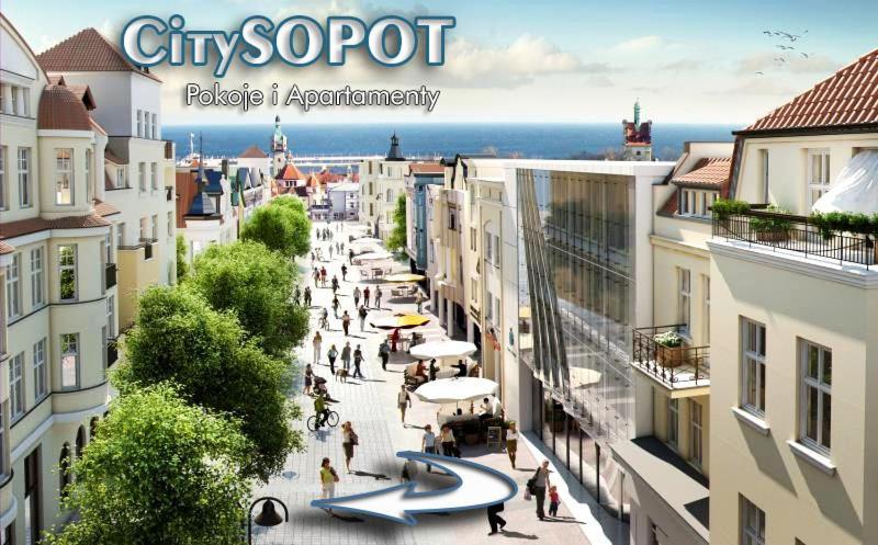 City Sopot Pokoje I Apartamenty Na Deptaku Ngoại thất bức ảnh